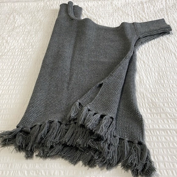 Grey oversize turtleneck sweater, one size - Picture 4 of 6